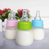 Brand New Infant Baby Feeding 0-18 Months Feeder 60ML PP Nursing Juice Milk Mini Hardness Bottle Baby Bottles And Nipples