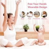 Double Wearable Breast Pump, Electric Breast Pump, Hands Free & Low Noise Portable Breast Pump with 3 Modes, 9 Levels